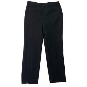 Talbots Womens Size 12 Chatham Ankle Stretch Pant Black Dress Work Pants READ
